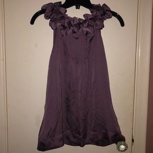 Purple halter neck top